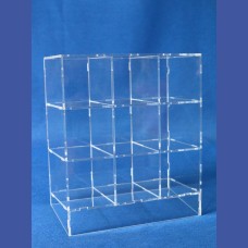 LAPIZES OJOS Caja con  9 compartimentos de 57 x 57 mm<br>Medidas: 180 x 90 x 210 mm<br>